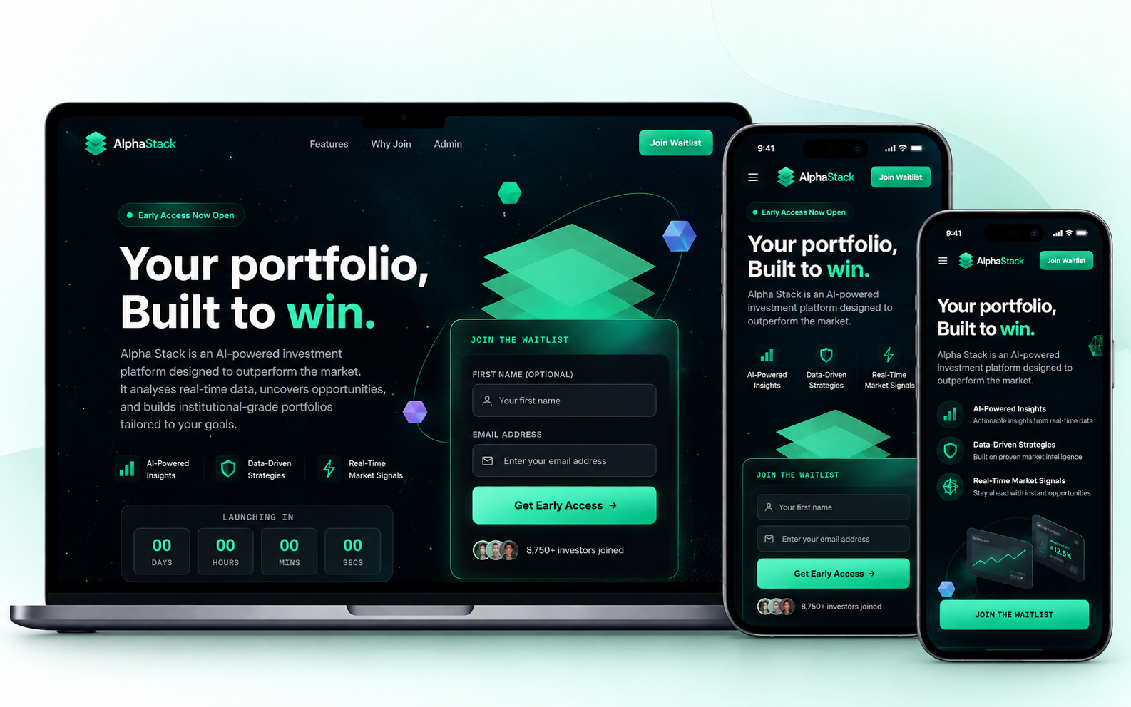 Alpha Stack: a waitlist that turns early interest into a launch-day audience